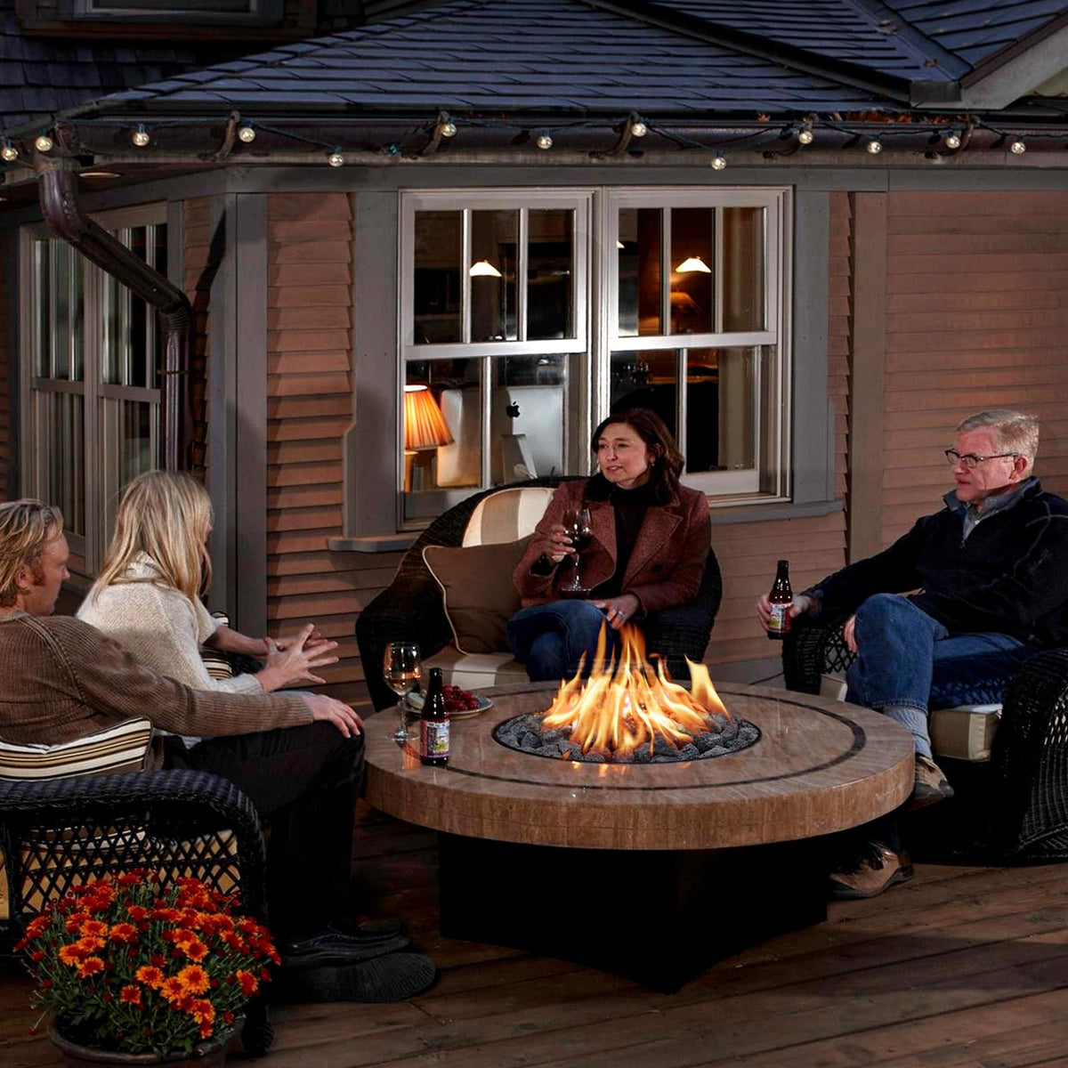 Rahato lava rocks used in landscaping and garden decor for outdoor versatility