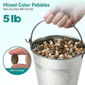 Rahato polished stones for vase fillers enhance home decor with a glossy finish.