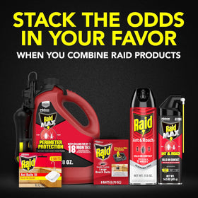 Raid Ant & Roach Killer usage on various surfaces.