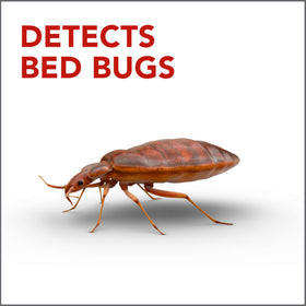 Raid bed bug detector-trap designed for travel use to catch bed bugs on the go