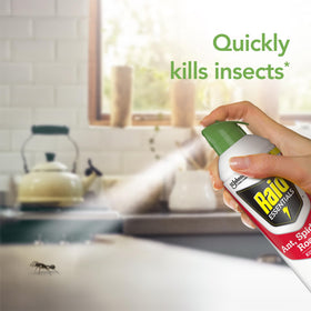 Raid Essentials label close-up highlighting essential oils and usage directions