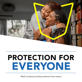 Raid Essentials light trap showcases a chemical-free pest control option for homes.