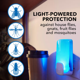 Raid Essentials light trap plugged in demonstrates plug-and-play operation.
