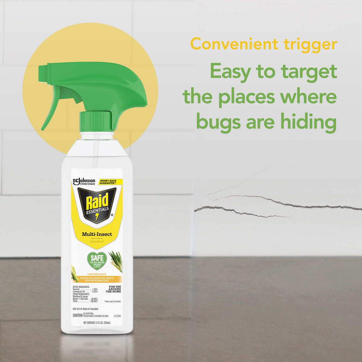 Raid Essentials supports family safety when used as directed in living spaces.