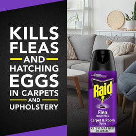 Raid Flea Killer spray nozzle angled for targeted areas
