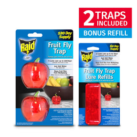 Reusable Raid trap ready for ongoing use after cleaning and lure replacement.