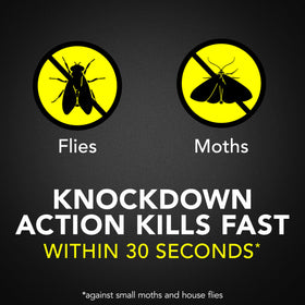 Raid kitchen and living spaces protected from flies and mosquitoes.
