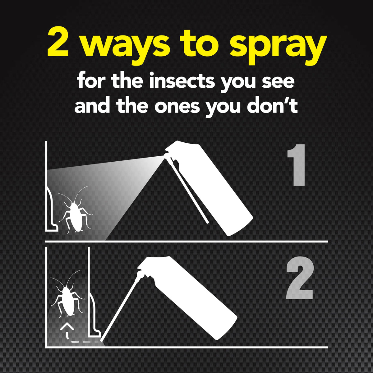 Raid Max-damp-area-kill concentrates on hidden roach hotspots with targeted spray