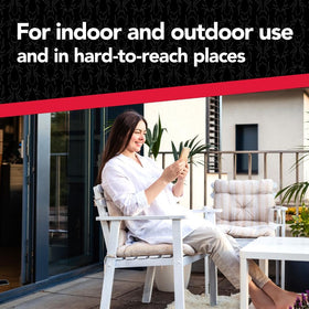 Broad bug coverage including mosquitoes and ants.