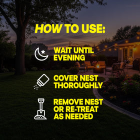Raid Outdoor Wasp Nest Killer features waterproof dust for outdoor reliability.