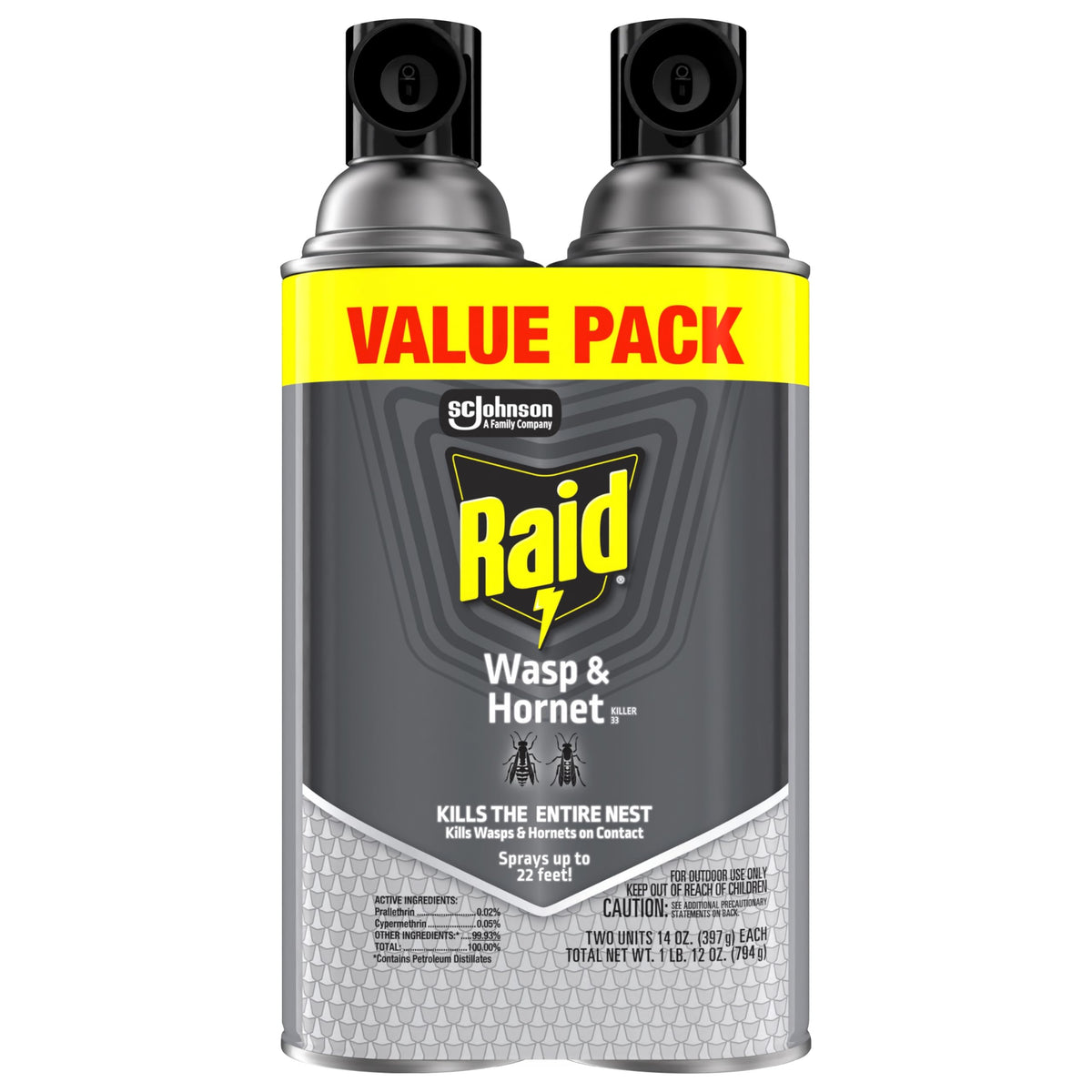 Outdoor pest control solution to keep decks and porches pest-free with Raid.