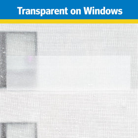Raid Window Fly Trap mounted on a window frame with no residue.
