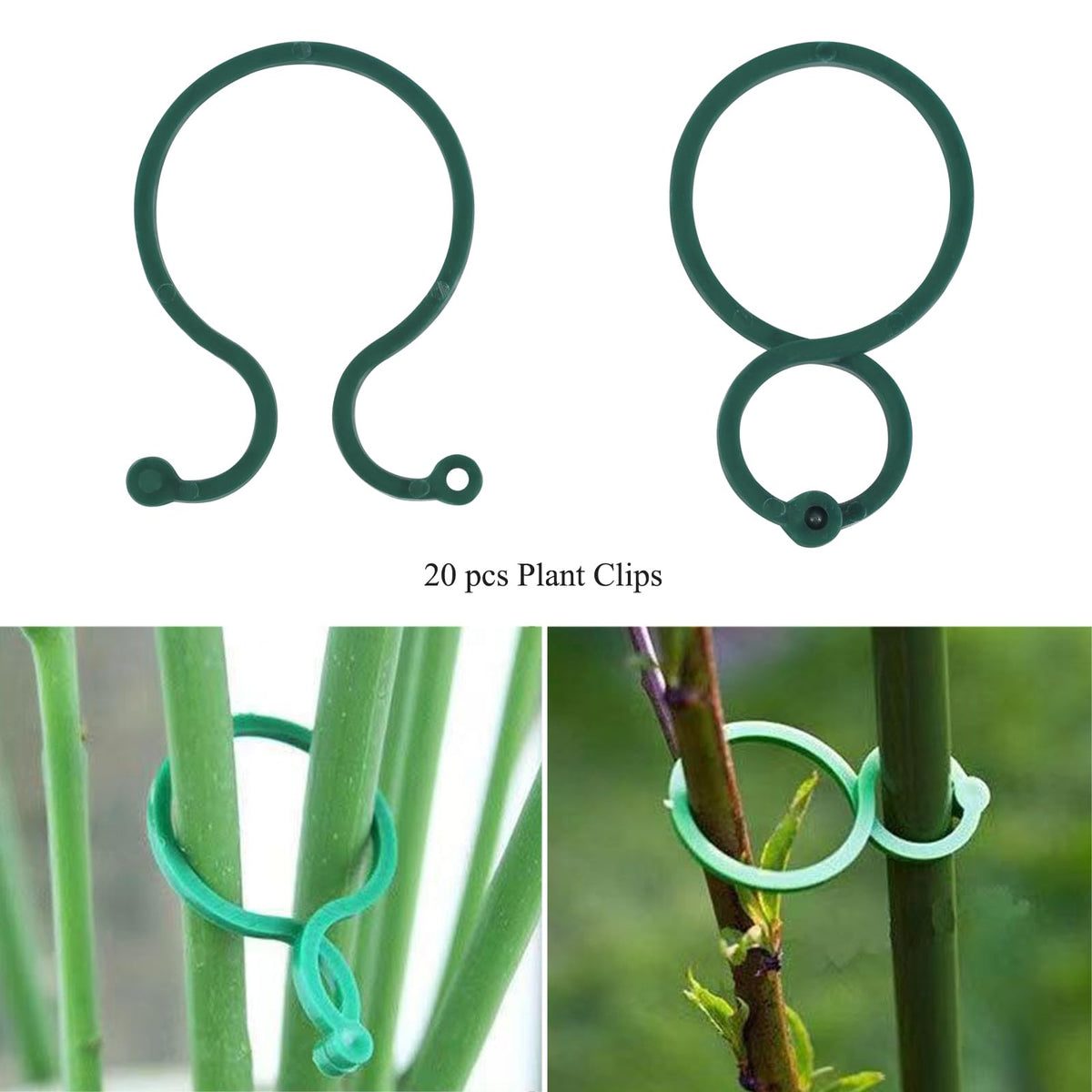 RAIKEDR green-coated stake is durable and reusable for seasonal gardening.