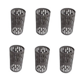 RAIKEDR tree trunk protector front view protecting young trees during lawn care.