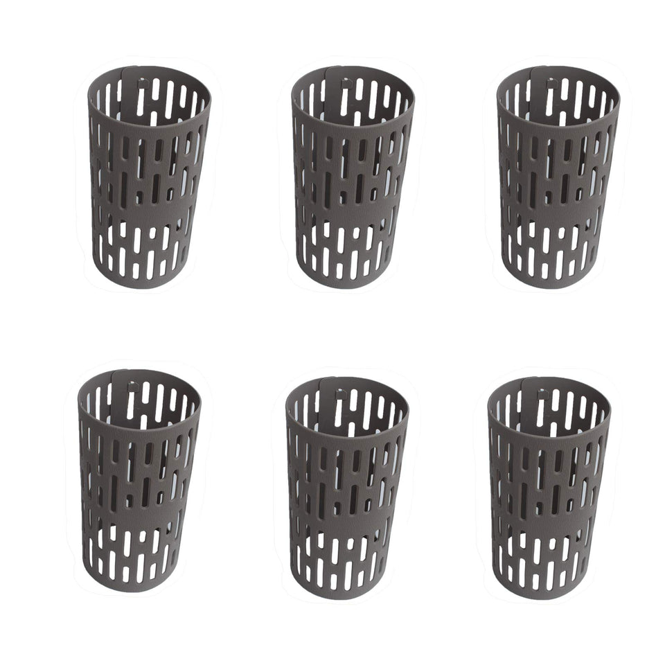 RAIKEDR tree trunk protector front view protecting young trees during lawn care.