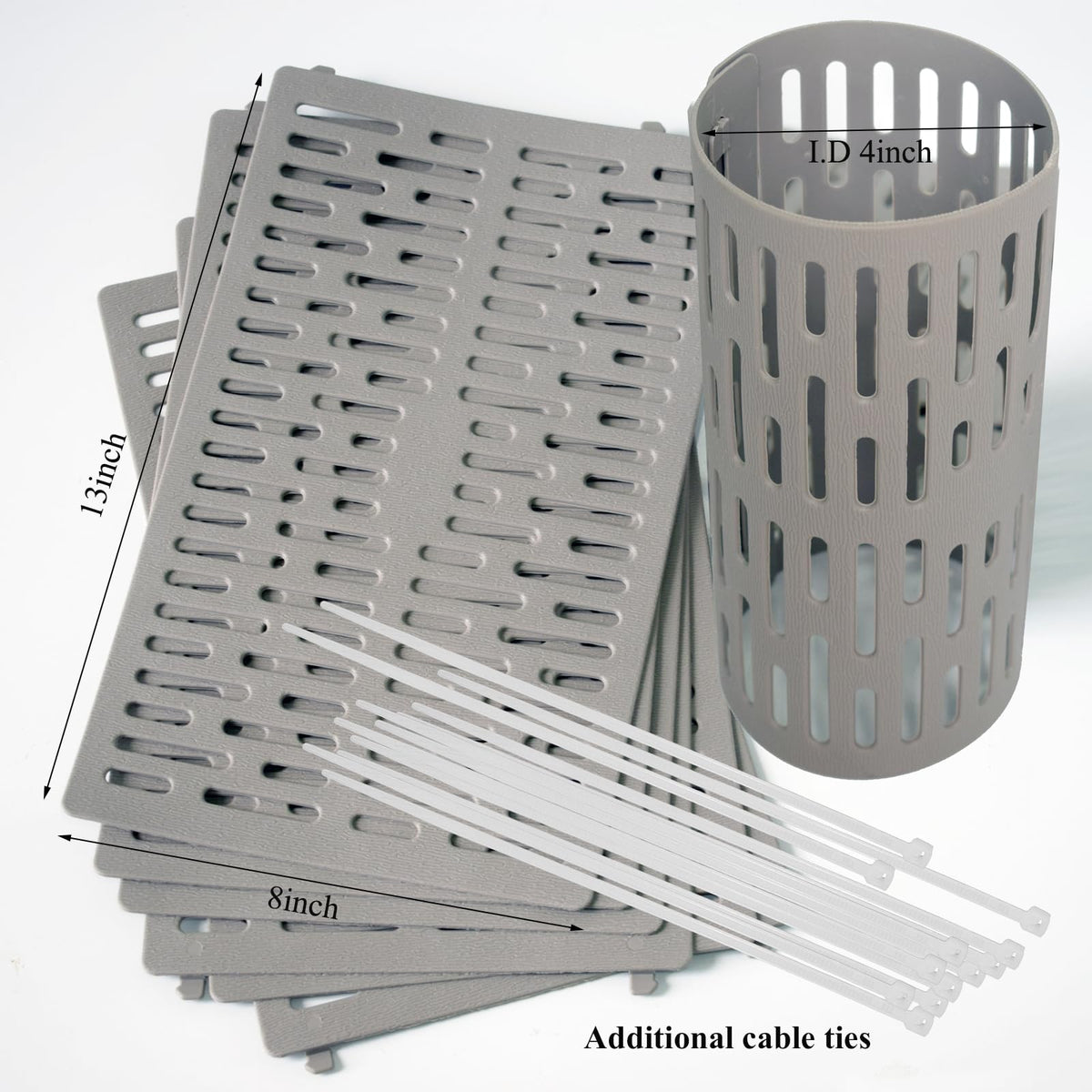 RAIKEDR mesh close-up illustrates breathable, low-visibility bark protection.