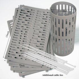 RAIKEDR mesh close-up illustrates breathable, low-visibility bark protection.