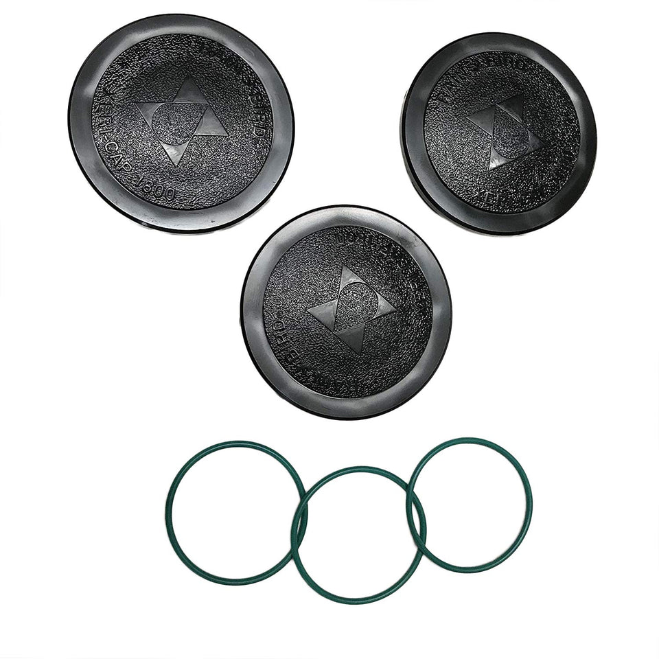 Rain Bird 1800XC cap for sprinkler head, aiding quick retrofit to drip irrigation.