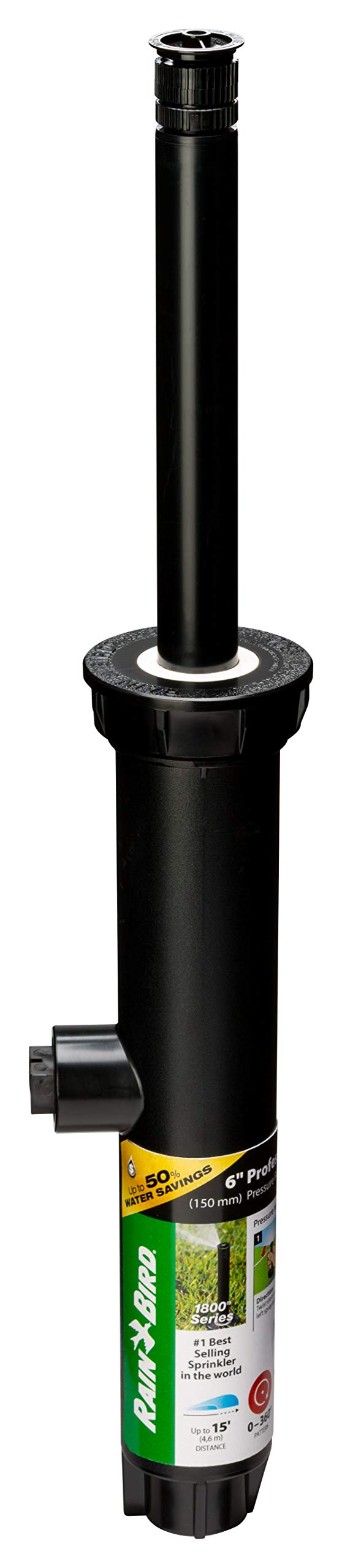 Rain Bird 1806APPRS nozzle adjustment showing precise pattern control for efficient watering