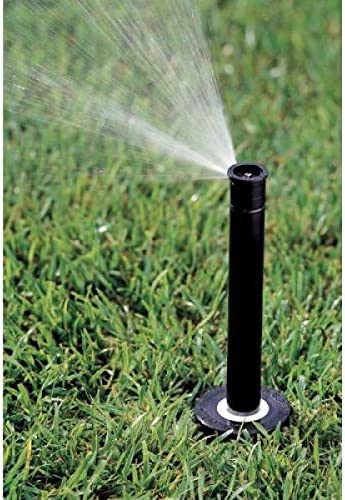 Rain Bird 1806APPRS 6 inch pop-up reveals easy clearance and nozzle flush for maintenance