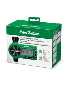 Rain Bird 1ZEHTMR seven-day scheduling setup for flexible garden watering.