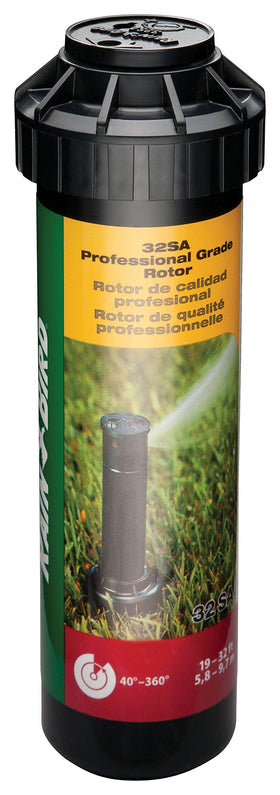 Rain Bird 32SA arc adjustment lever demonstrates simple pattern control