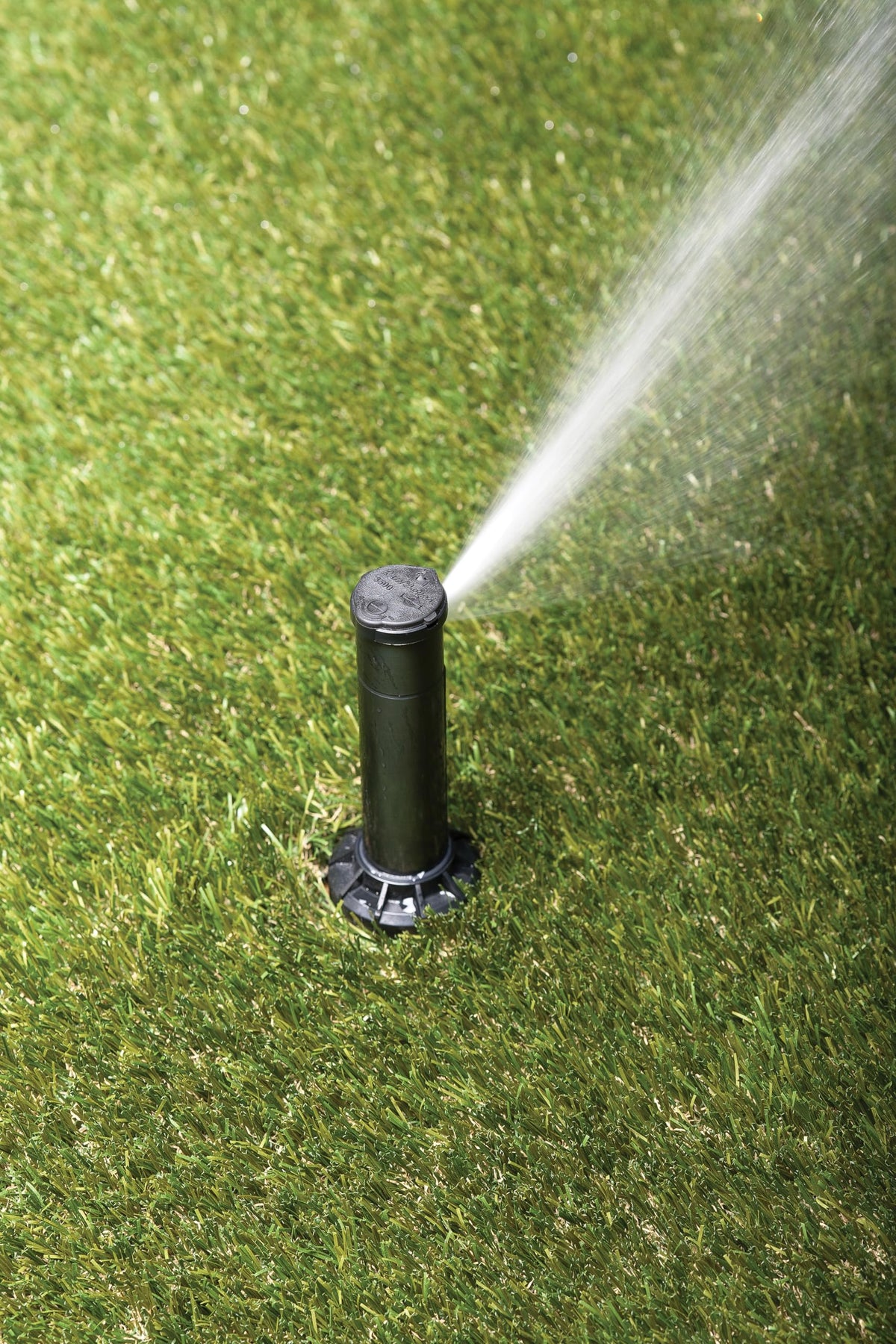 Rain Bird 32SA nozzle technology for uniform distribution.