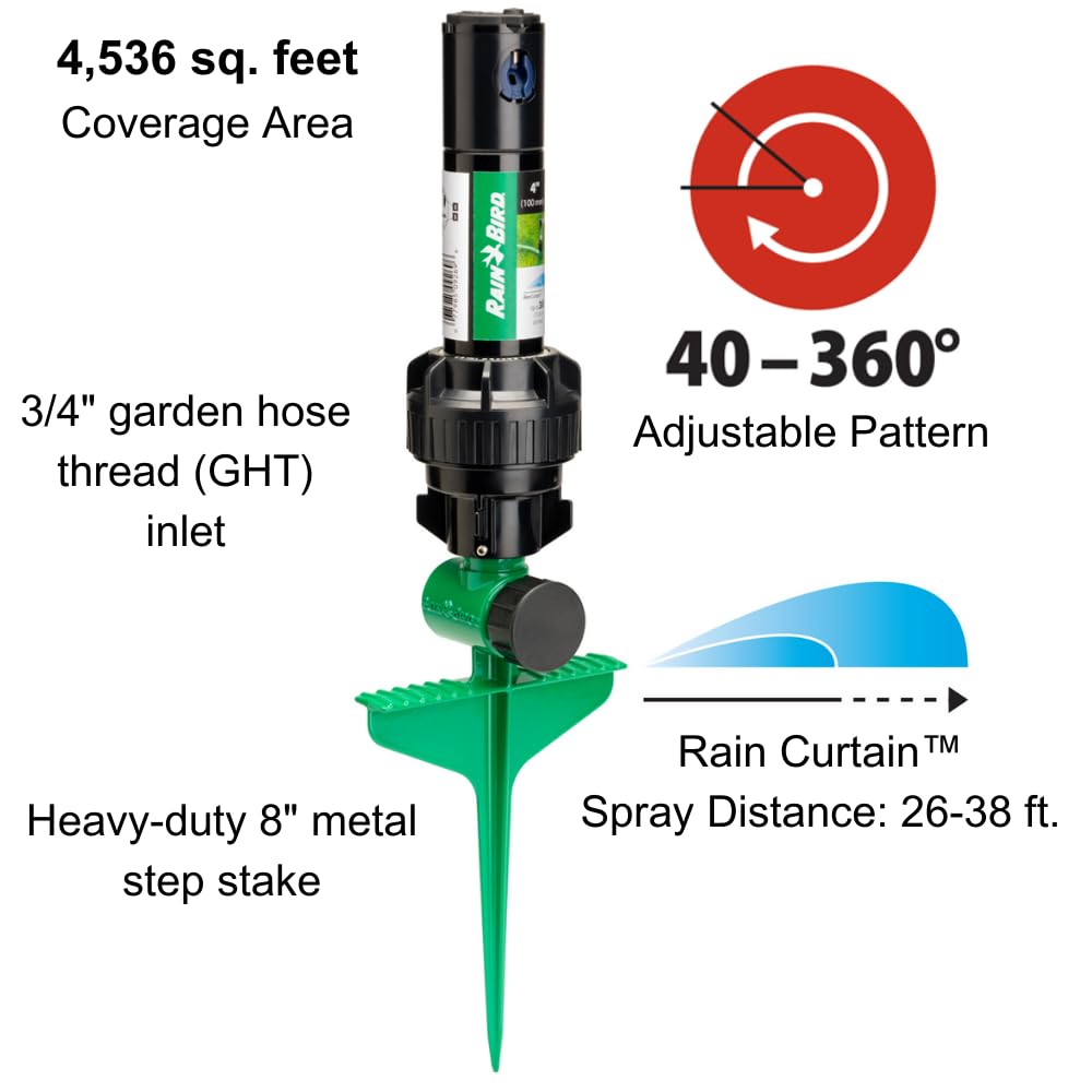 Rain Bird 42SASPG adjustable pattern head for flexible zones irrigation