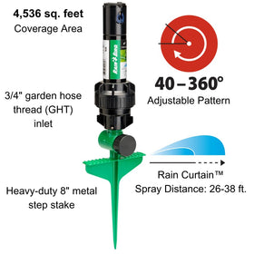Rain Bird 42SASPG adjustable pattern head for flexible zones irrigation
