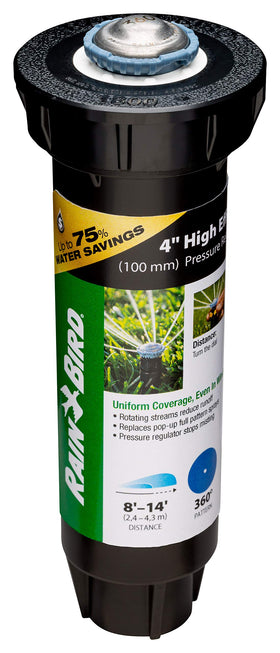 Rain Bird 8SAFPROPR PRS nozzle adjusts from 8 to 14 feet for scalable watering.
