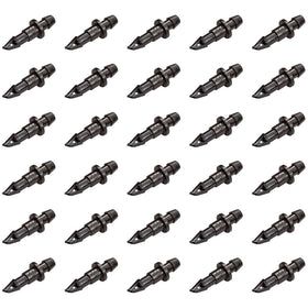 Rain Bird BC25-30PS universal 1/4 inch barbed coupling connects drip lines for a secure seal.