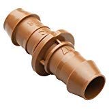 Rain Bird BC50 5-pack barbed coupling secures 1/2 inch tubing for irrigation.