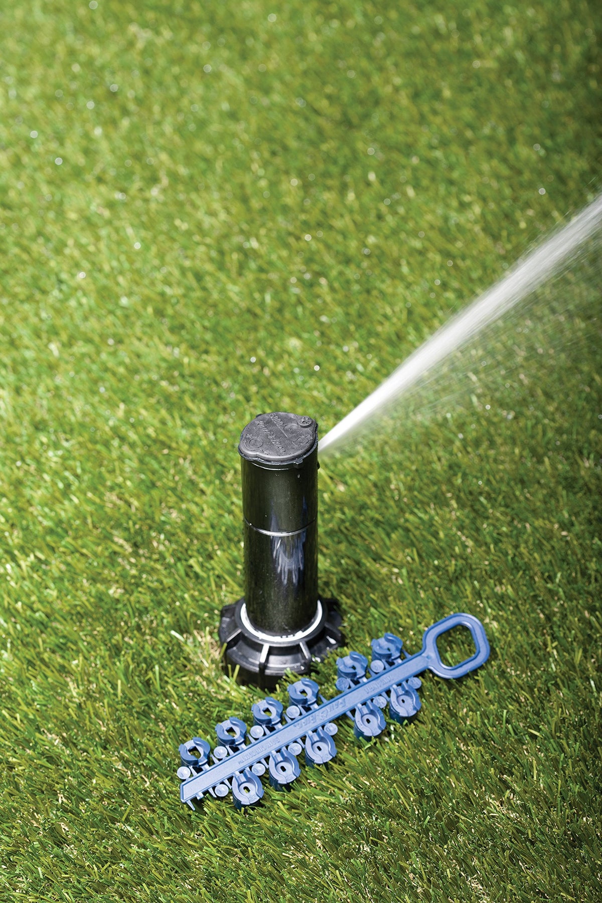 Closed-case rotor design protects internal components in harsh yard conditions.