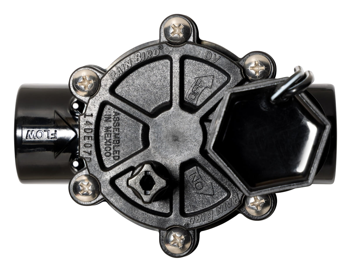 Rain Bird CP075 3/4-inch inlet and outlet for standard systems.