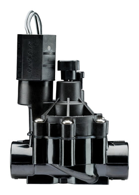 Rain Bird CPF075 flow-control knob enables precise irrigation with reduced misting.