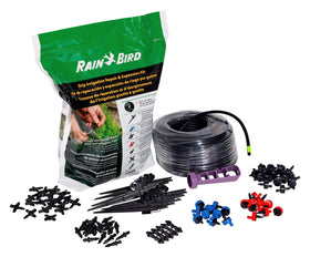 Rain Bird DRIPKITBAG contents; compact storage for on-site irrigation repairs.