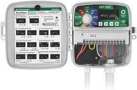Rain Bird ESP-TM2 setup diagram highlighting quick three-step programming