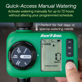 Rain Bird HET200 soft-grip design supports tool-free installation