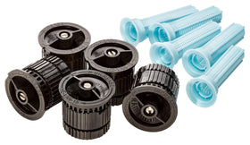 Rain Bird HEVAN155PK package label showing five-nozzle set for value.