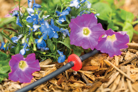 Rain Bird ILD0510PKXS emitter demonstrates easy inline connection for leak-proof irrigation.