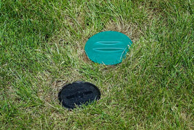 Rain Bird LG3HE 3-inch pop-up height clears tall grass for mowing.