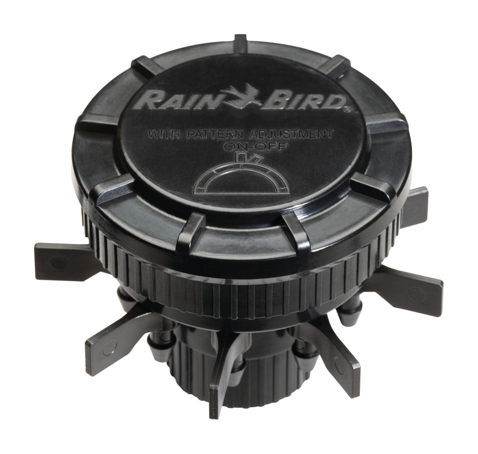 Rain Bird MANIFPRPS2 nine-port manifold enabling multiple drip lines.