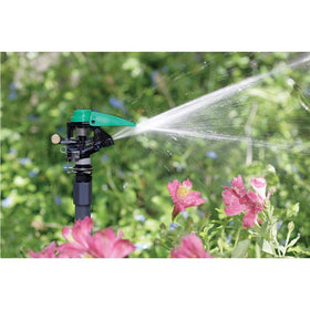 Rain Bird P5R straight-through-flow design enhances performance in dirty water conditions.