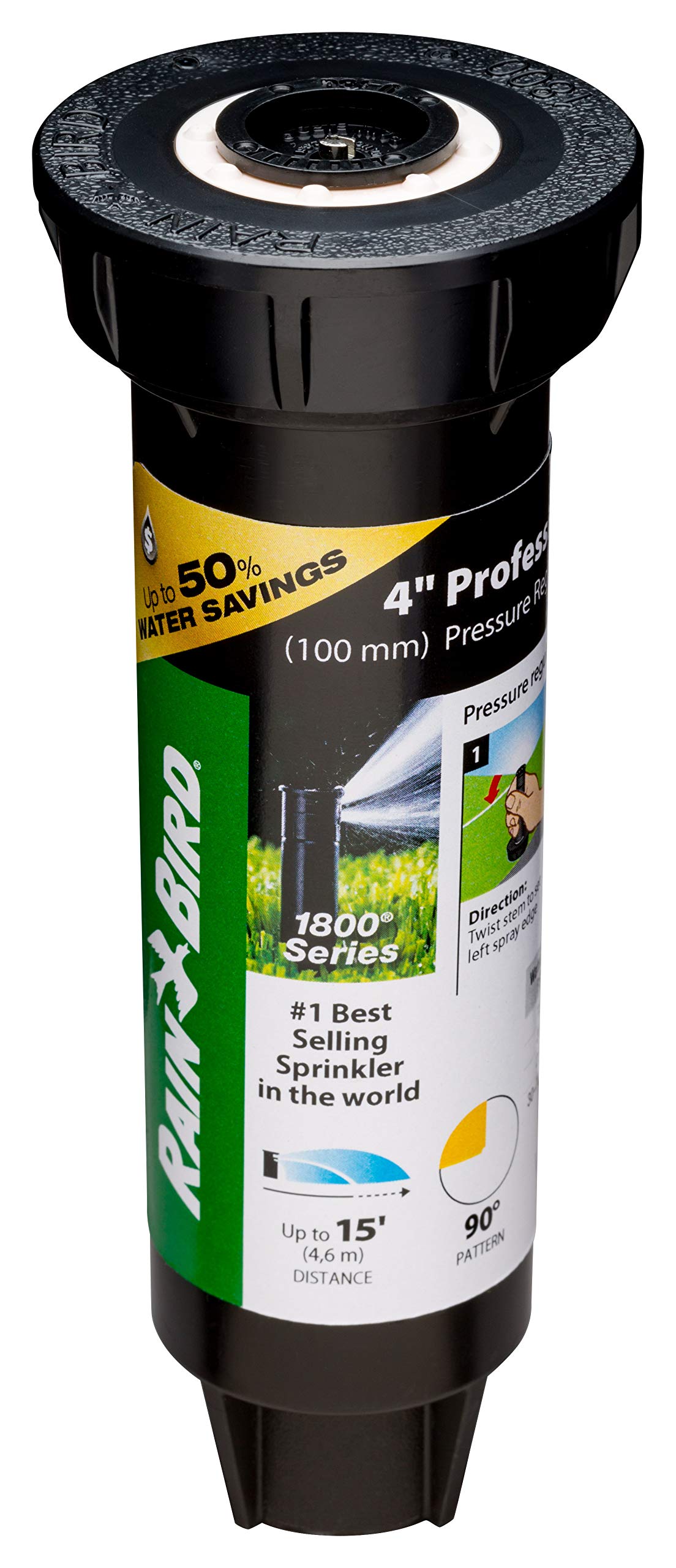 Rain Bird PRS regulator maintains steady 30 psi for optimal watering efficiency