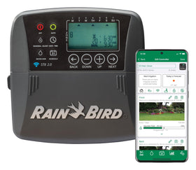 Rain Bird ST8I-2.0 timer front view for easy indoor irrigation control