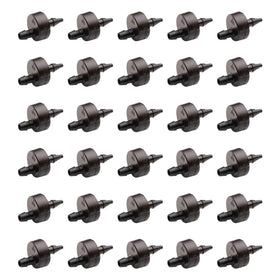 Rain Bird SW10-30PS emitter side view delivers uniform irrigation for garden plant zones.