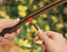 Rain Bird SW20-30PS emitter self-piercing design enables quick insertion into tubing.