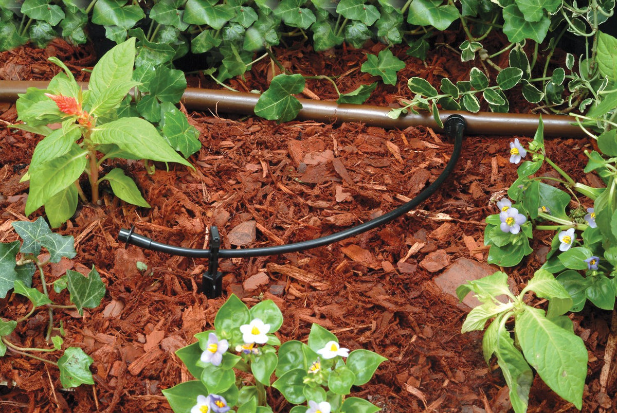 Rain Bird T22-100S installation image shows underground use of tubing.