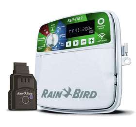 Rain Bird WiFi-enabled irrigation timer display enables remote scheduling