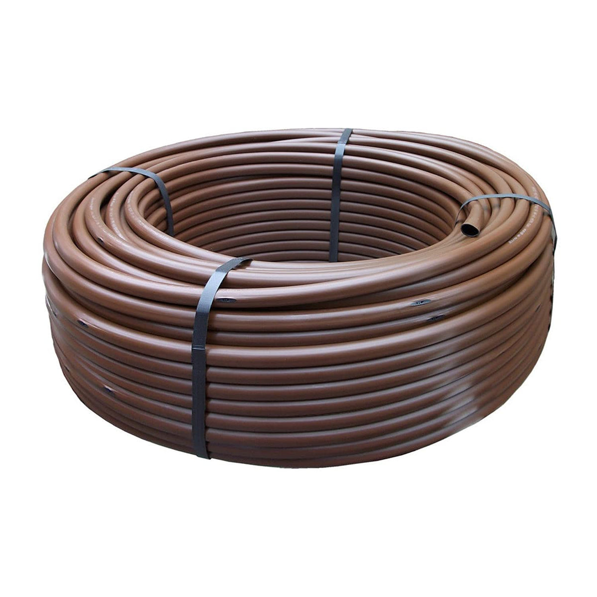 Rain Bird XFD on-surface dripline emitter closeup for efficient irrigation at 0.9 gph